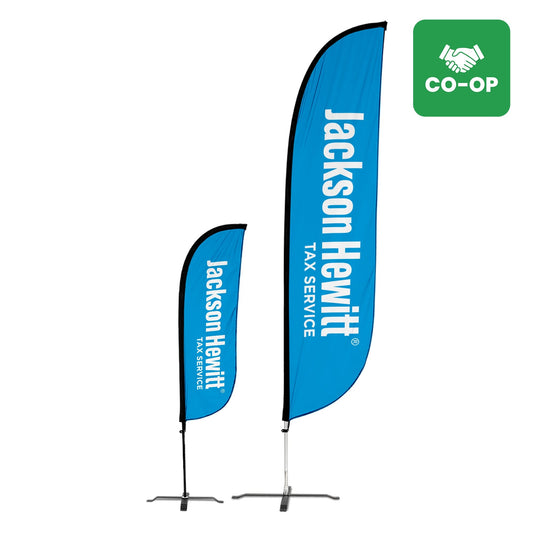 Jackson Hewitt Feather Flag