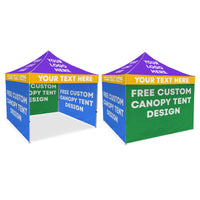 Frame + Canopy Top / 3 Full Walls / Double-Sided Walls
