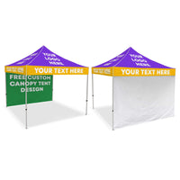 Frame + Canopy Top / Back Wall / Single-Sided Walls