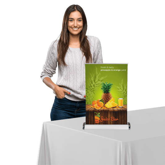 Custom Tabletop Retractable Banner