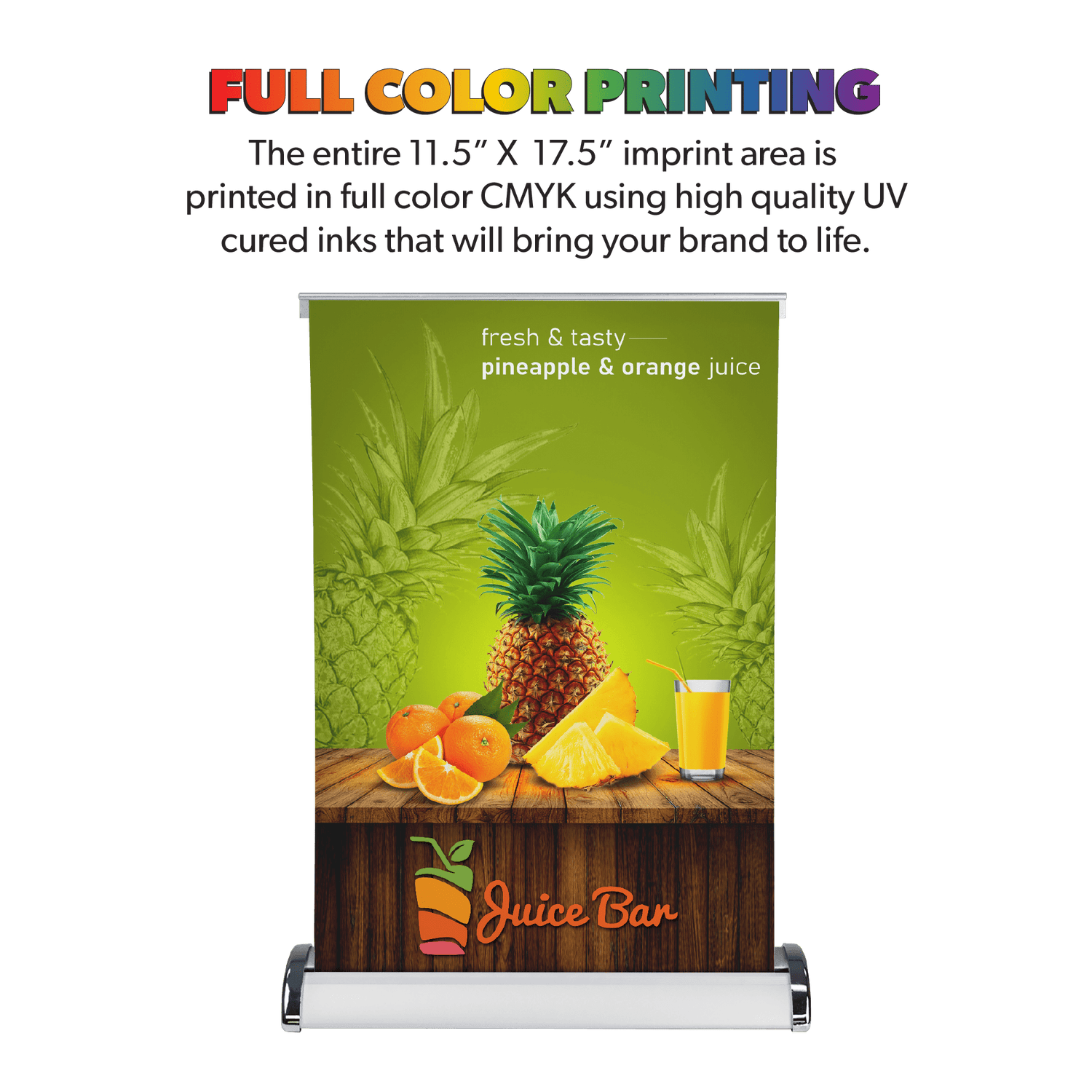 Custom Tabletop Retractable Banner