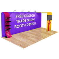 Backdrop Only / Archway & Shelves / LED Lights