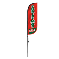 Christmas Sale Feather Flag