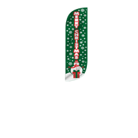Merry Christmas Feather Flag