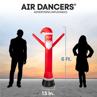 6ft Air Dancers® "Santa Disguise" Lawn Inflatable