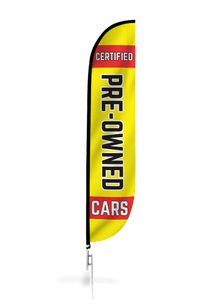 Certified Pre-Owned Feather Flag