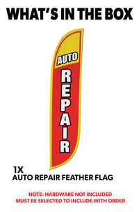 Auto Repair Feather Flag