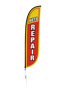 Auto Repair Feather Flag