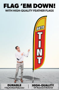 Auto Tint Feather Flag
