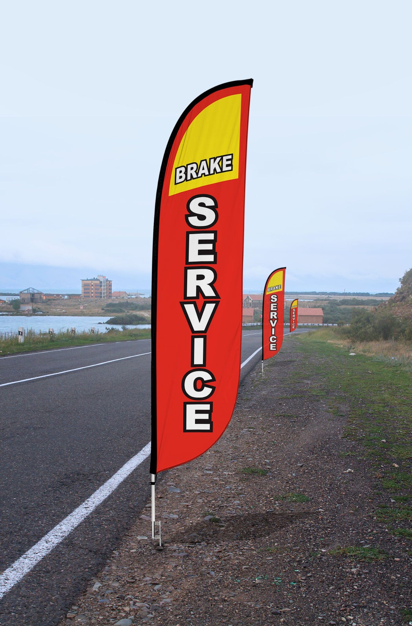 Brake Service Feather Flag