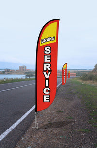 Brake Service Feather Flag
