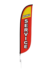 Brake Service Feather Flag