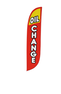 Oil Change Feather Flag