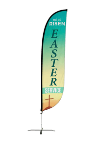 Easter Service Church Feather Flag 10M1200379