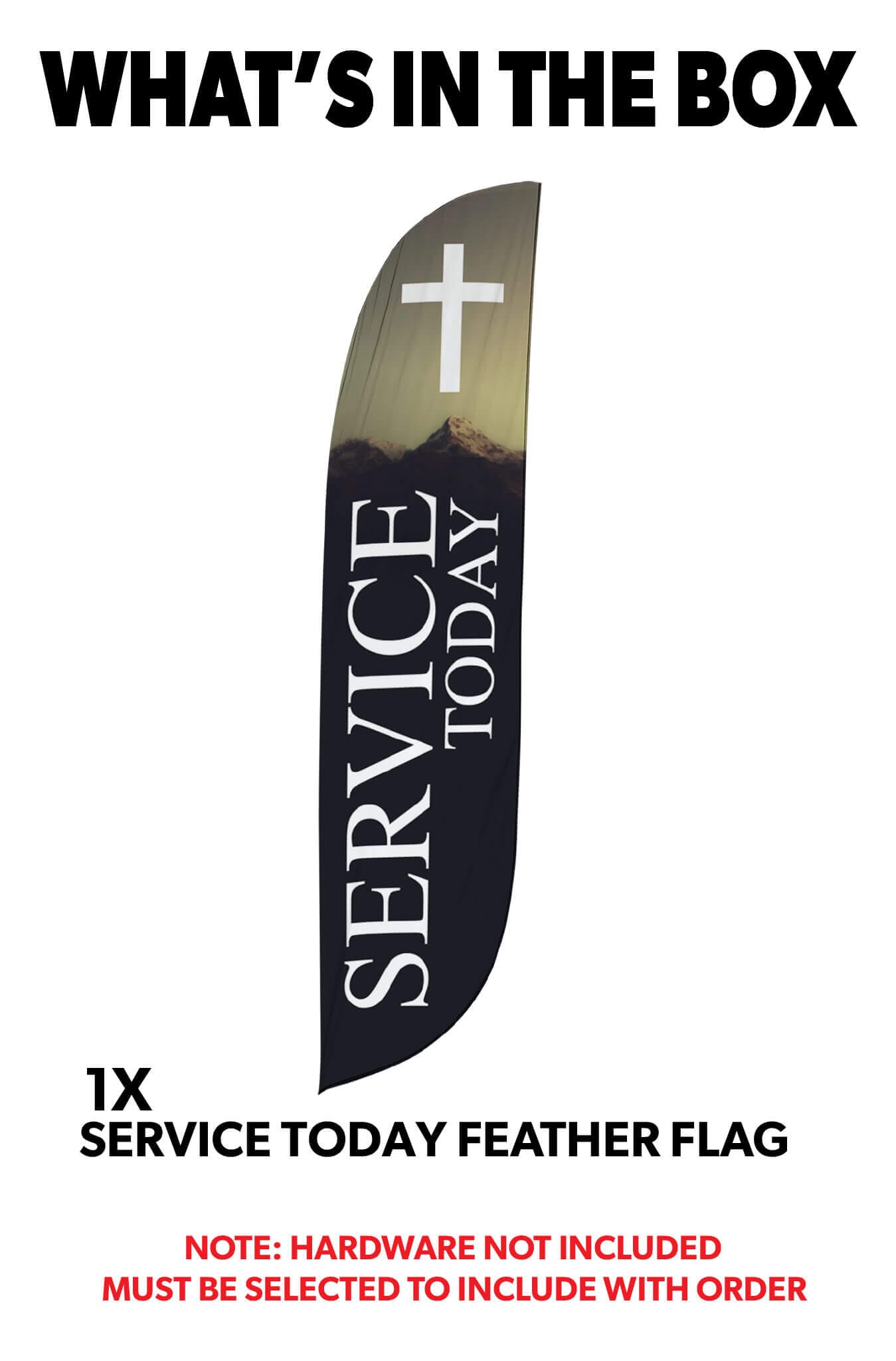 Service Today Feather Flag