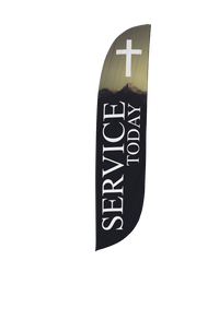 Service Today Feather Flag