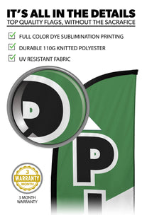 Pizza Feather Flag