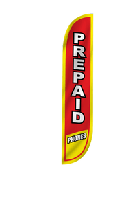 Prepaid Phones Feather Flag