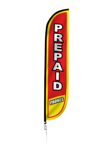 Prepaid Phones Feather Flag