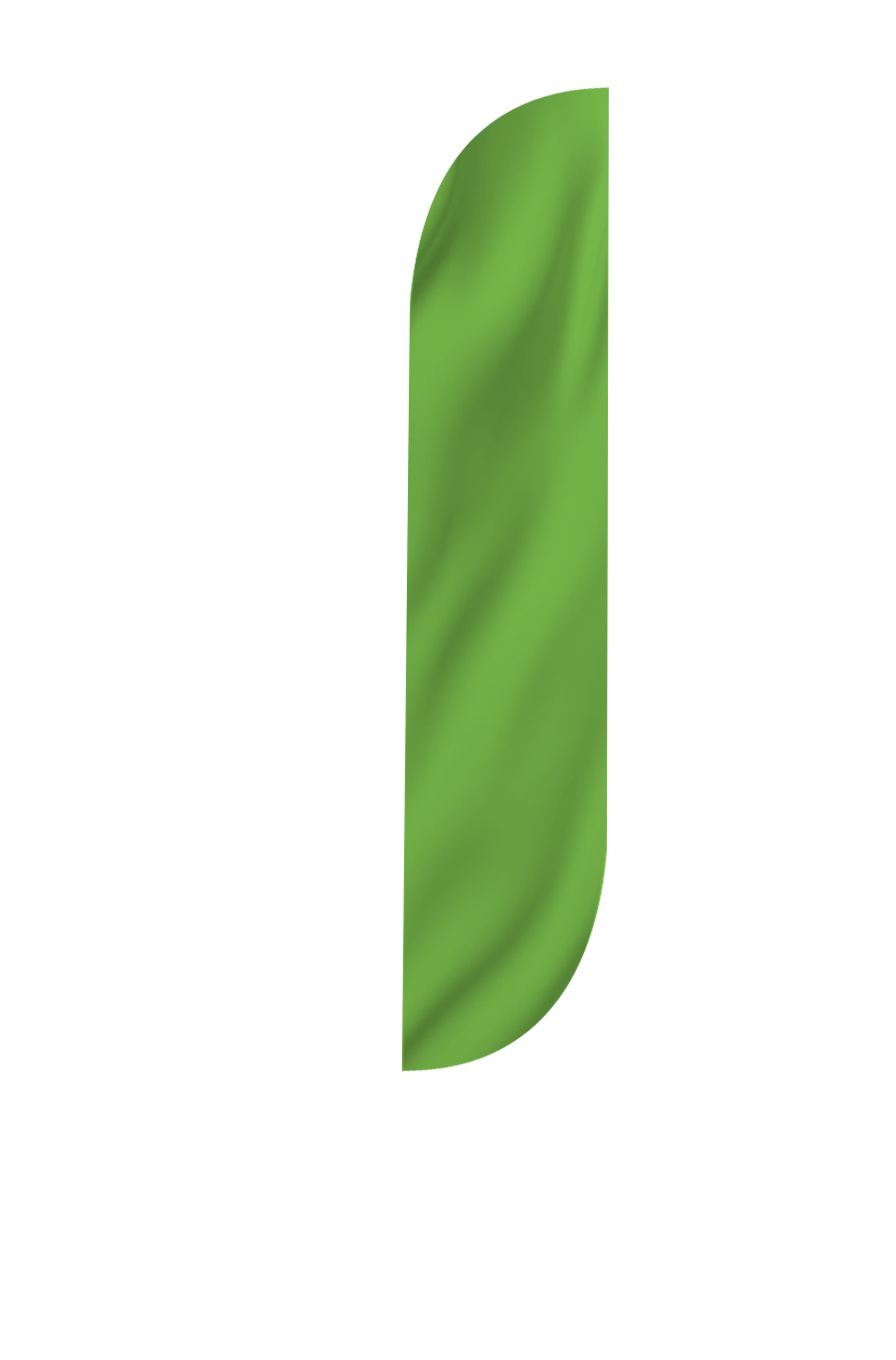 Feather Flag Plain Color