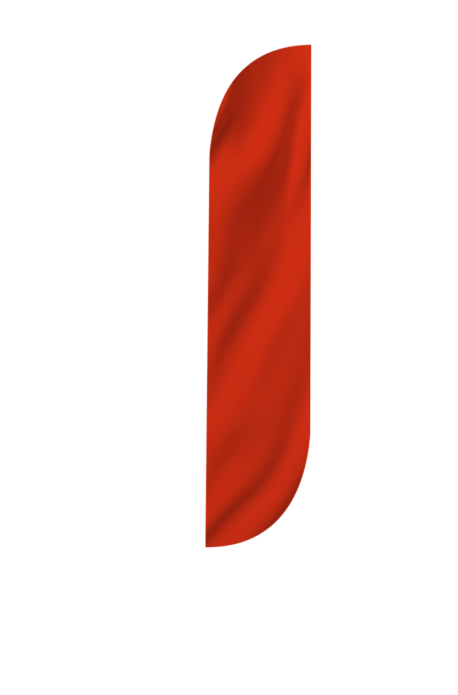 Feather Flag Plain Color