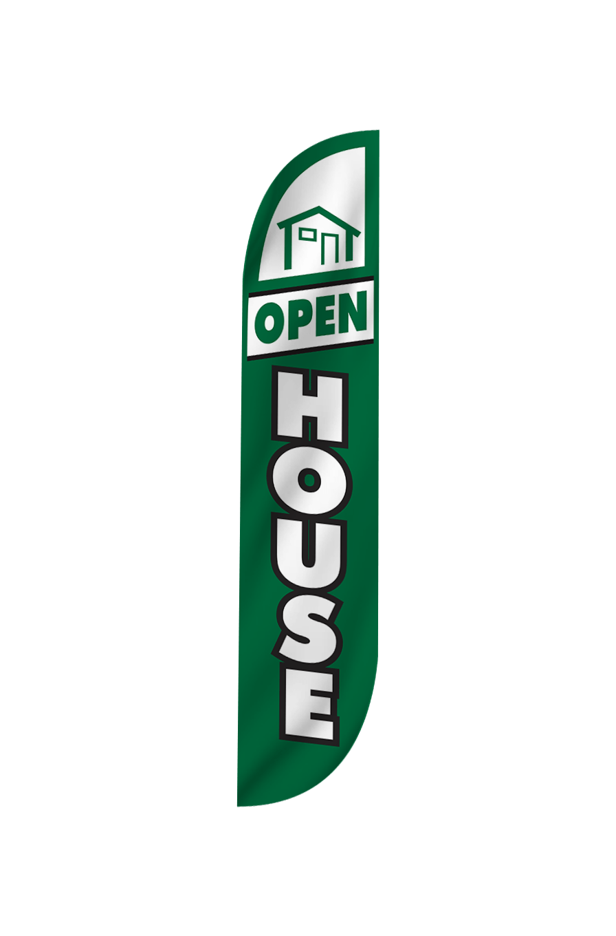 Open House Feather Flag