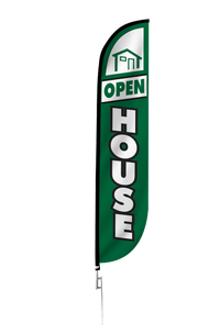 Open House Feather Flag