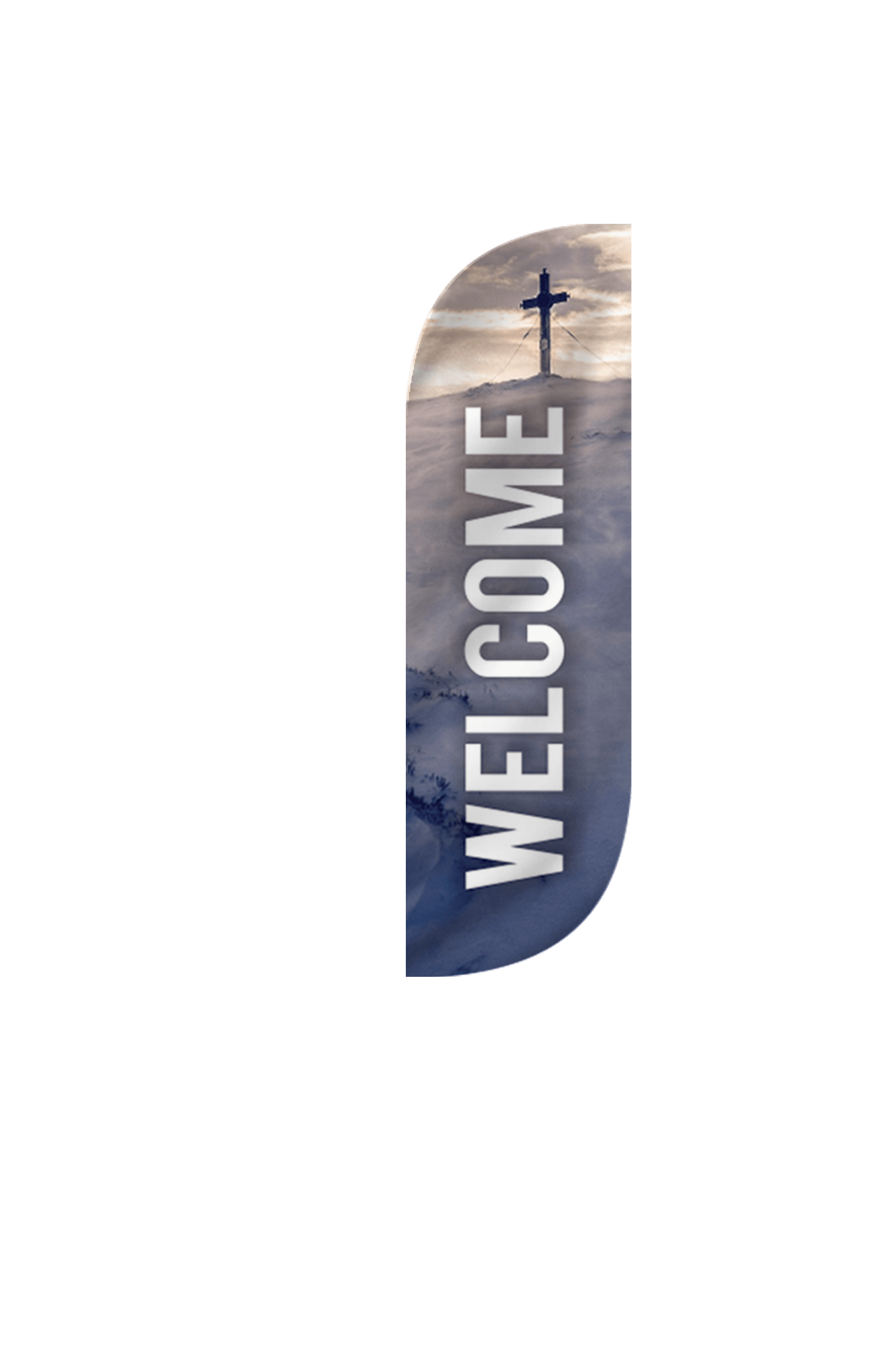 Welcome Church Feather Flag