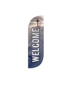 Welcome Church Feather Flag