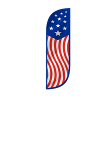 American Flag Feather Flag