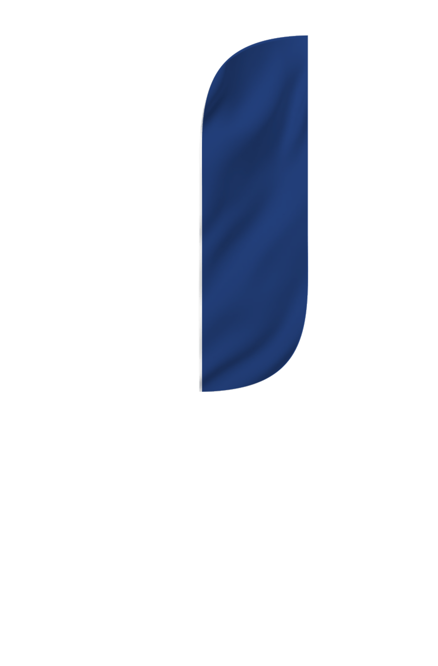 Feather Flag Plain Color