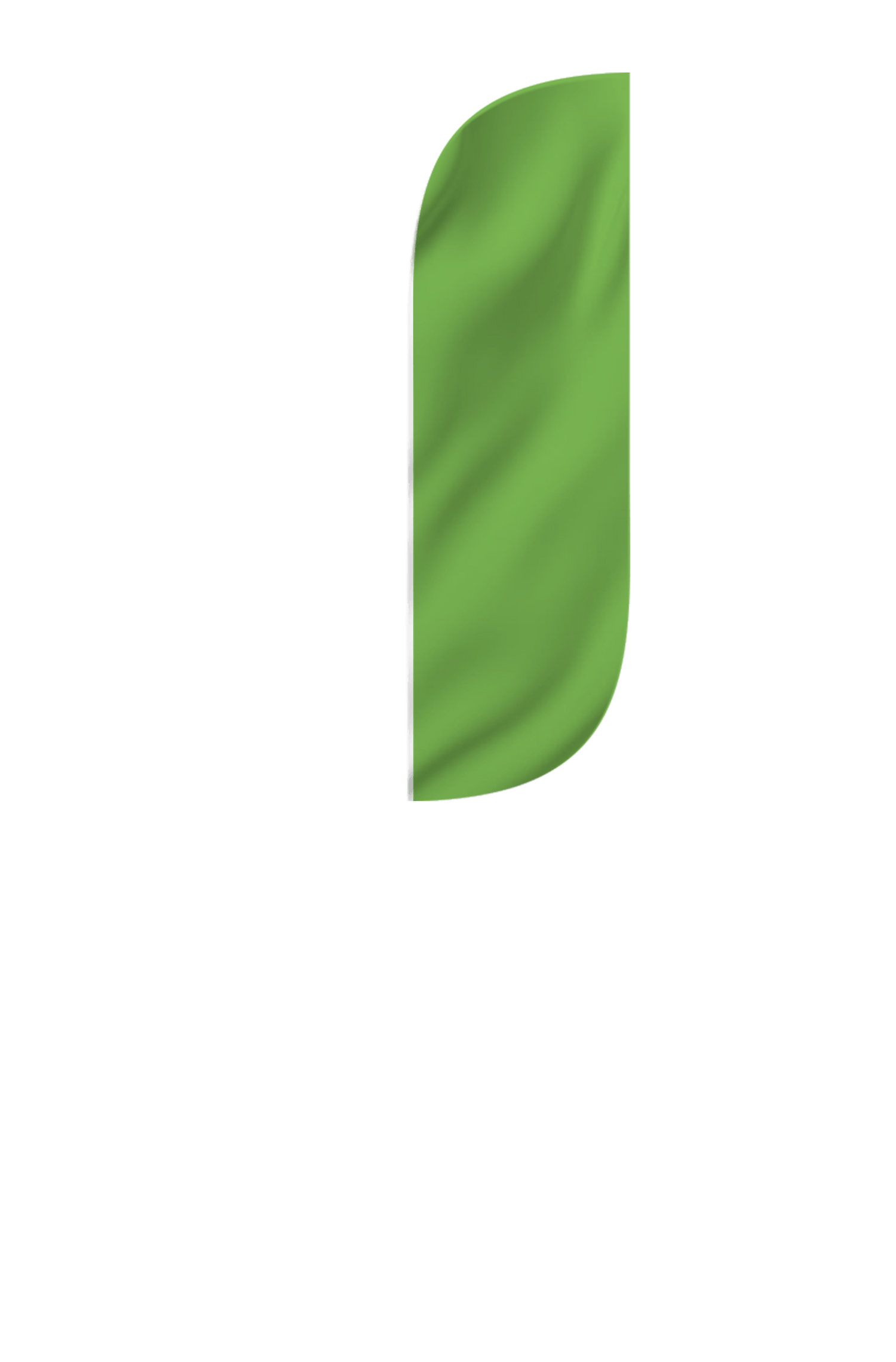Feather Flag Plain Color