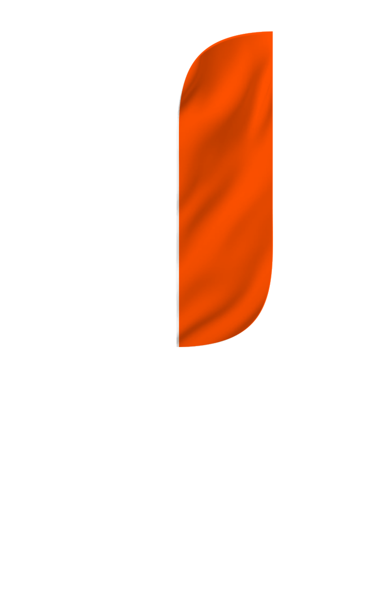 Feather Flag Plain Color