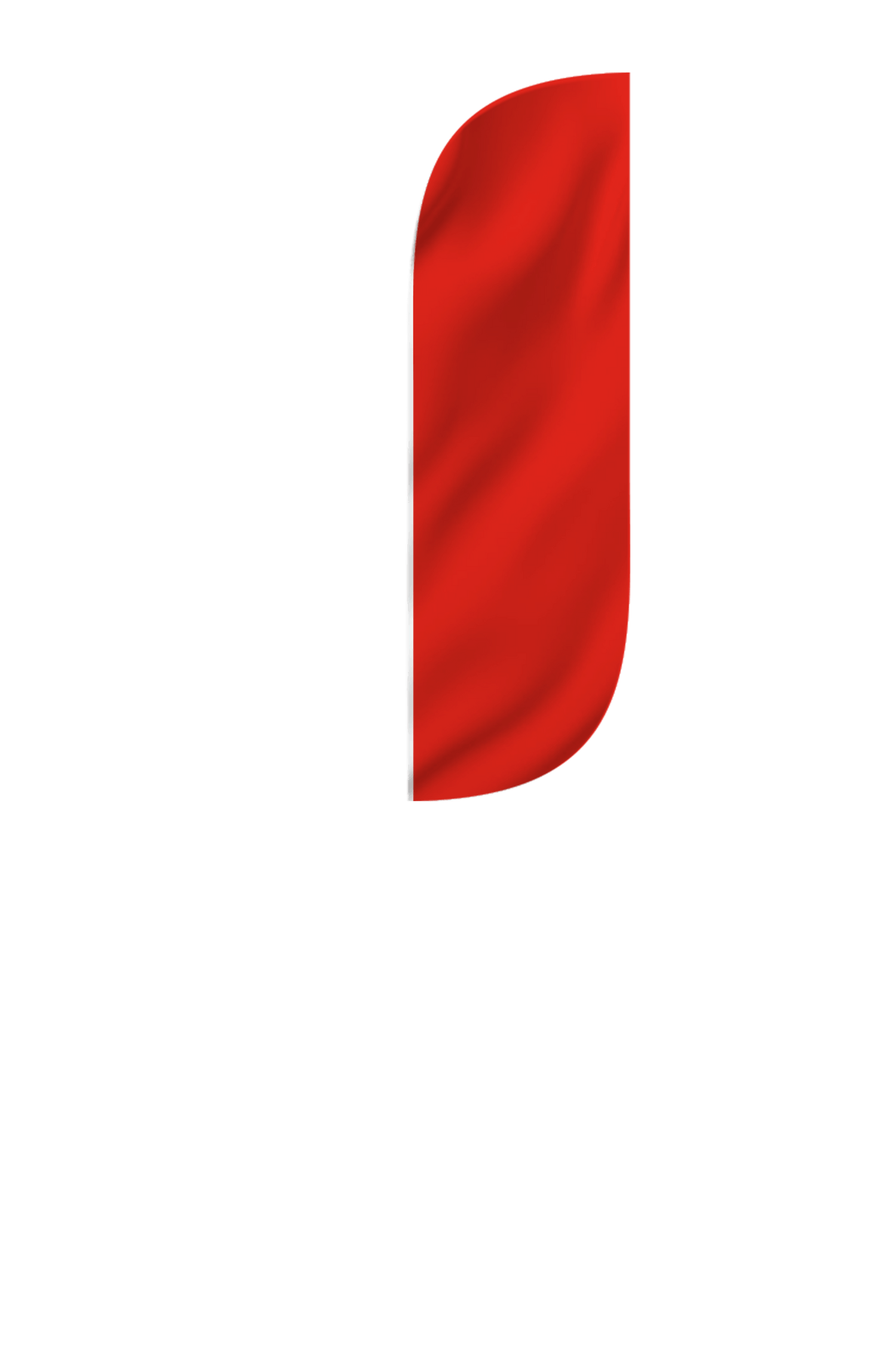 Feather Flag Plain Color