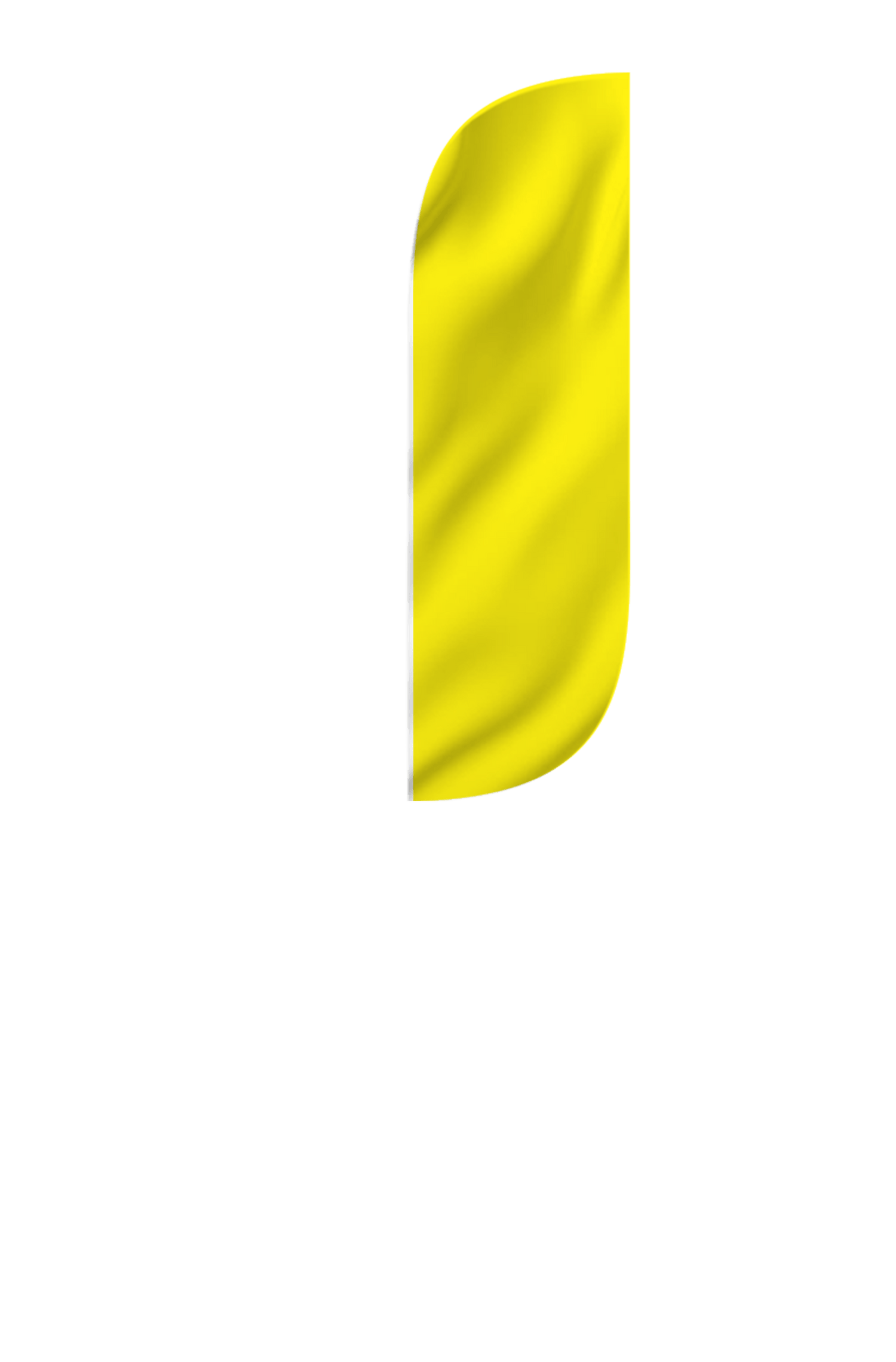 Feather Flag Plain Color