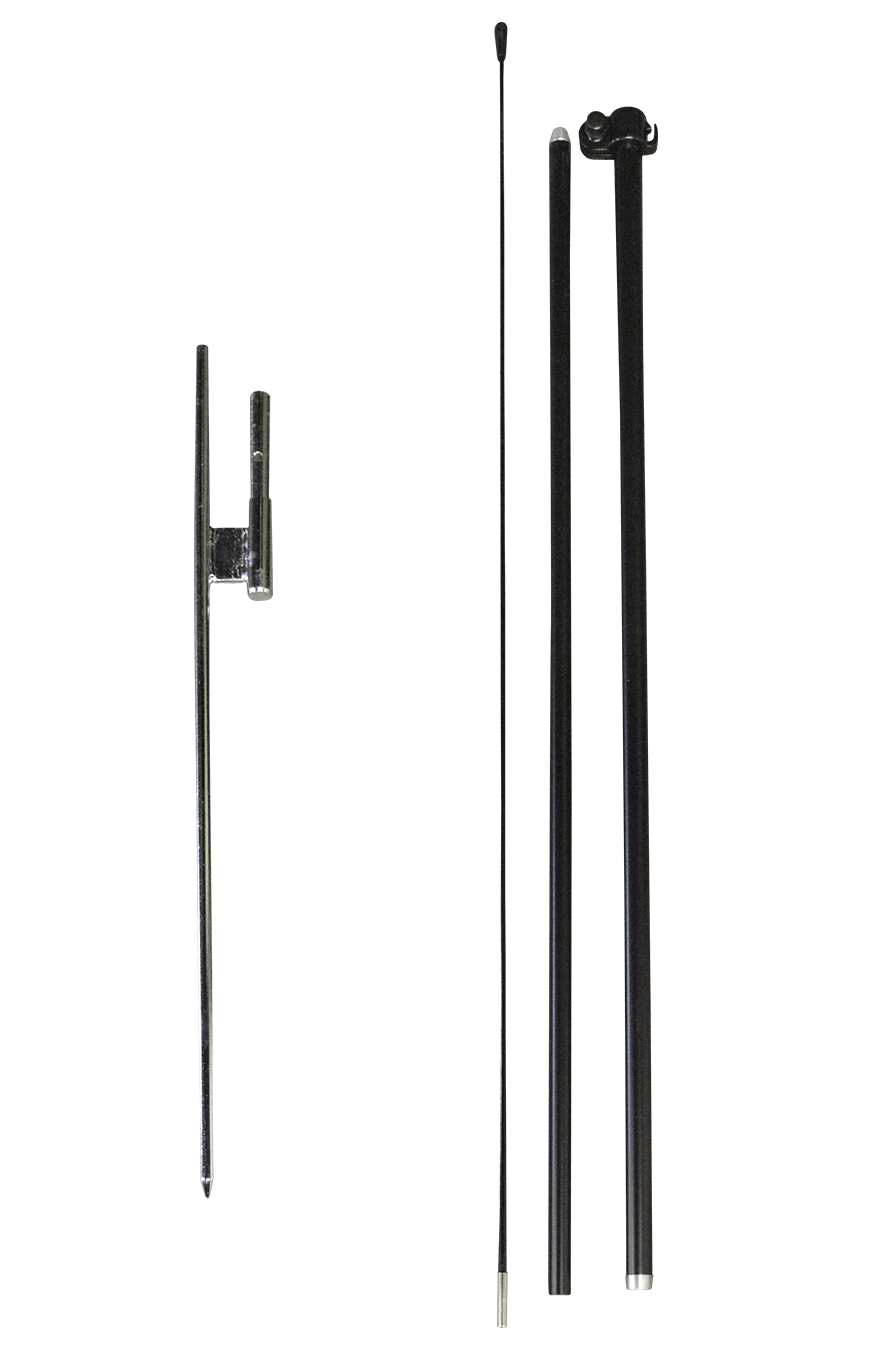 5ft Feather Flag Ground Spike Pole Set