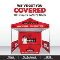 Custom Canopy Tent Event Gold Package
