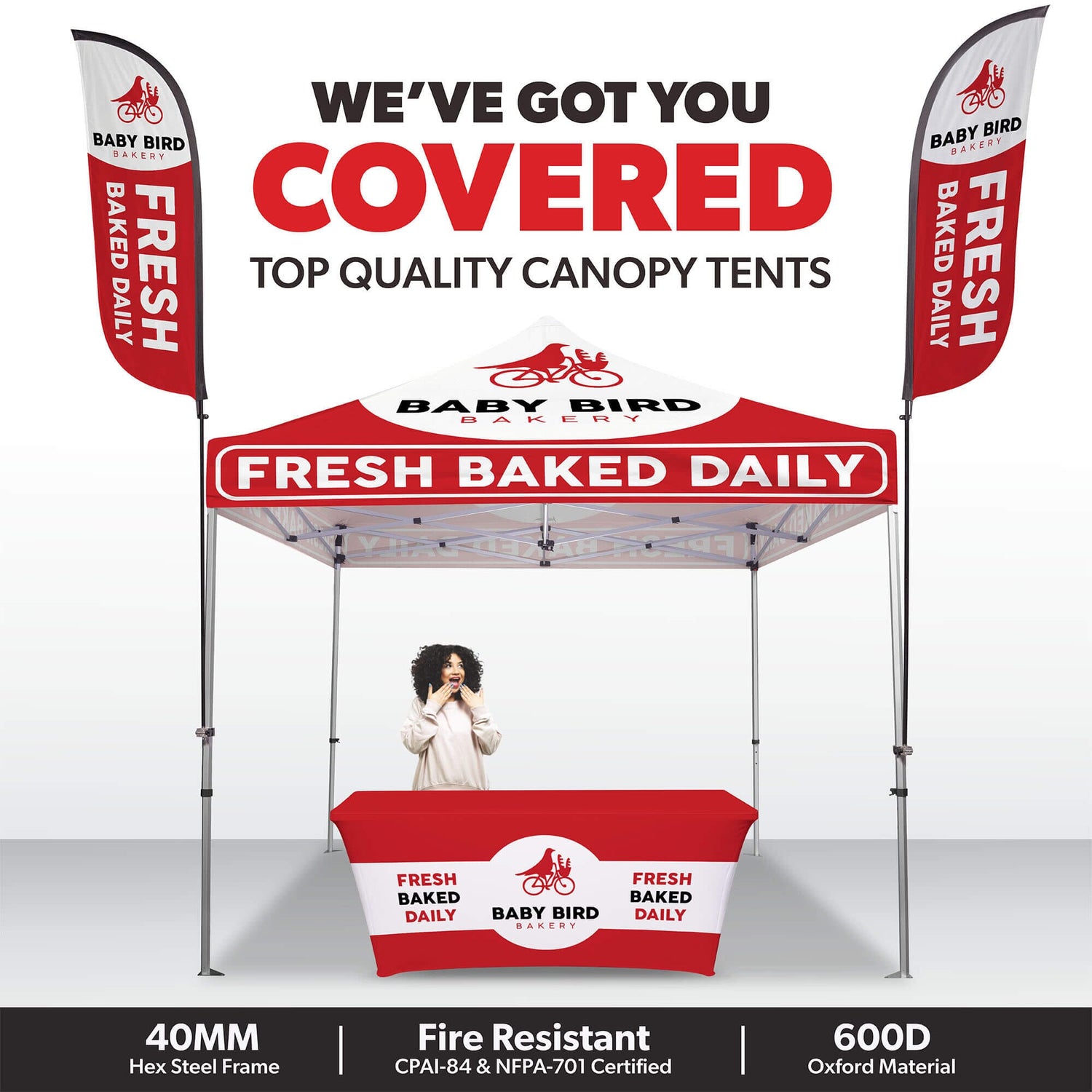 Custom Canopy Tent Experience Basic Package