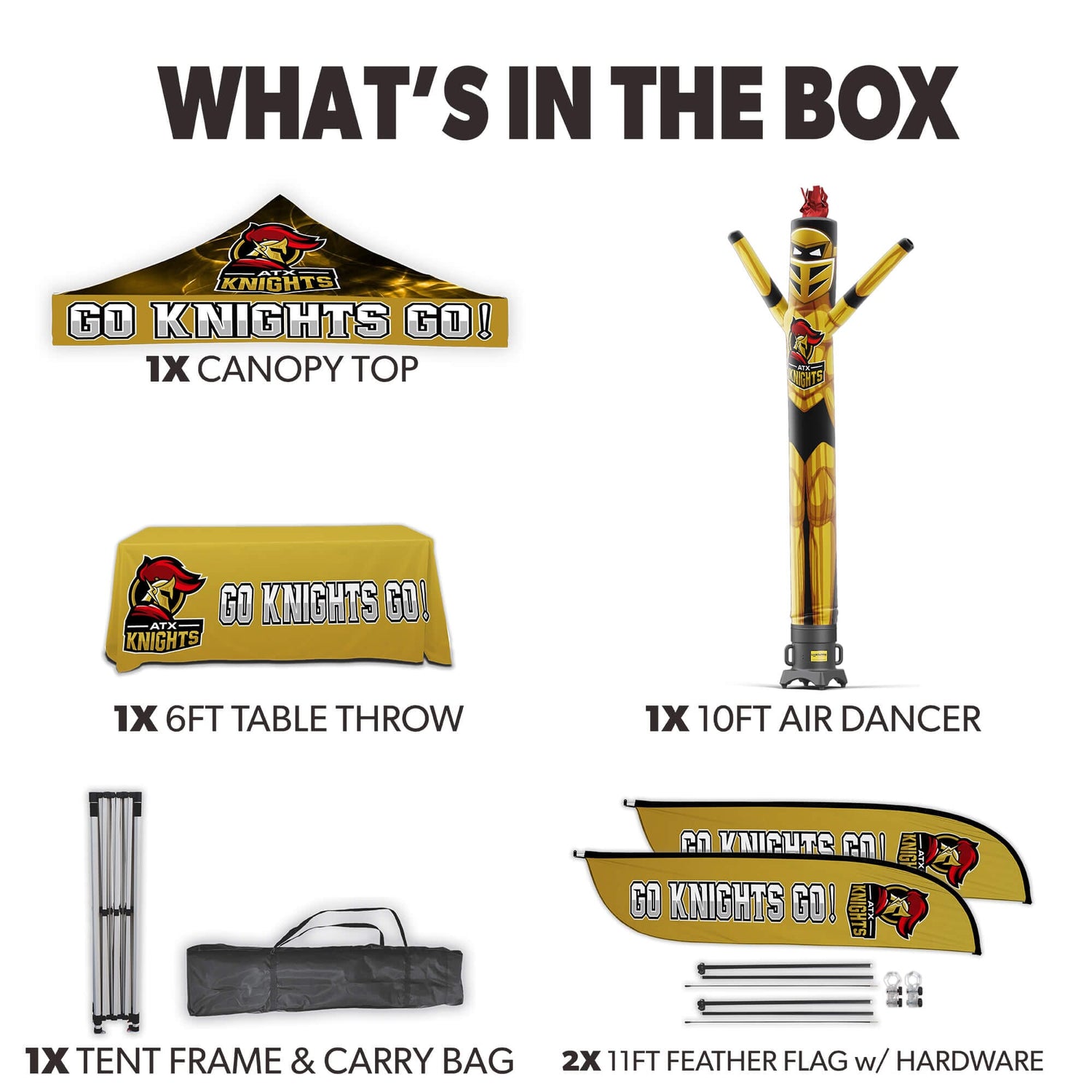 Custom Team Tent Package