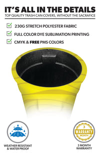 Custom Trash Can Cover