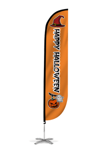 Happy Halloween Feather Flag