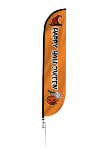 Happy Halloween Feather Flag