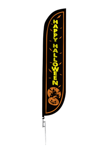 Happy Halloween Feather Flag