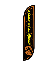 Happy Halloween Feather Flag