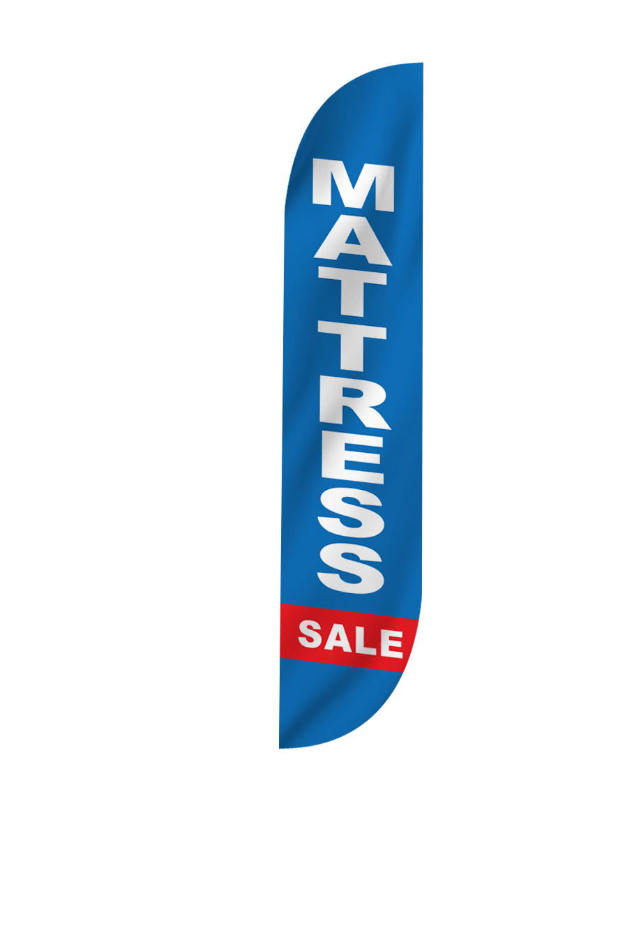 Mattress Sale Feather Flag