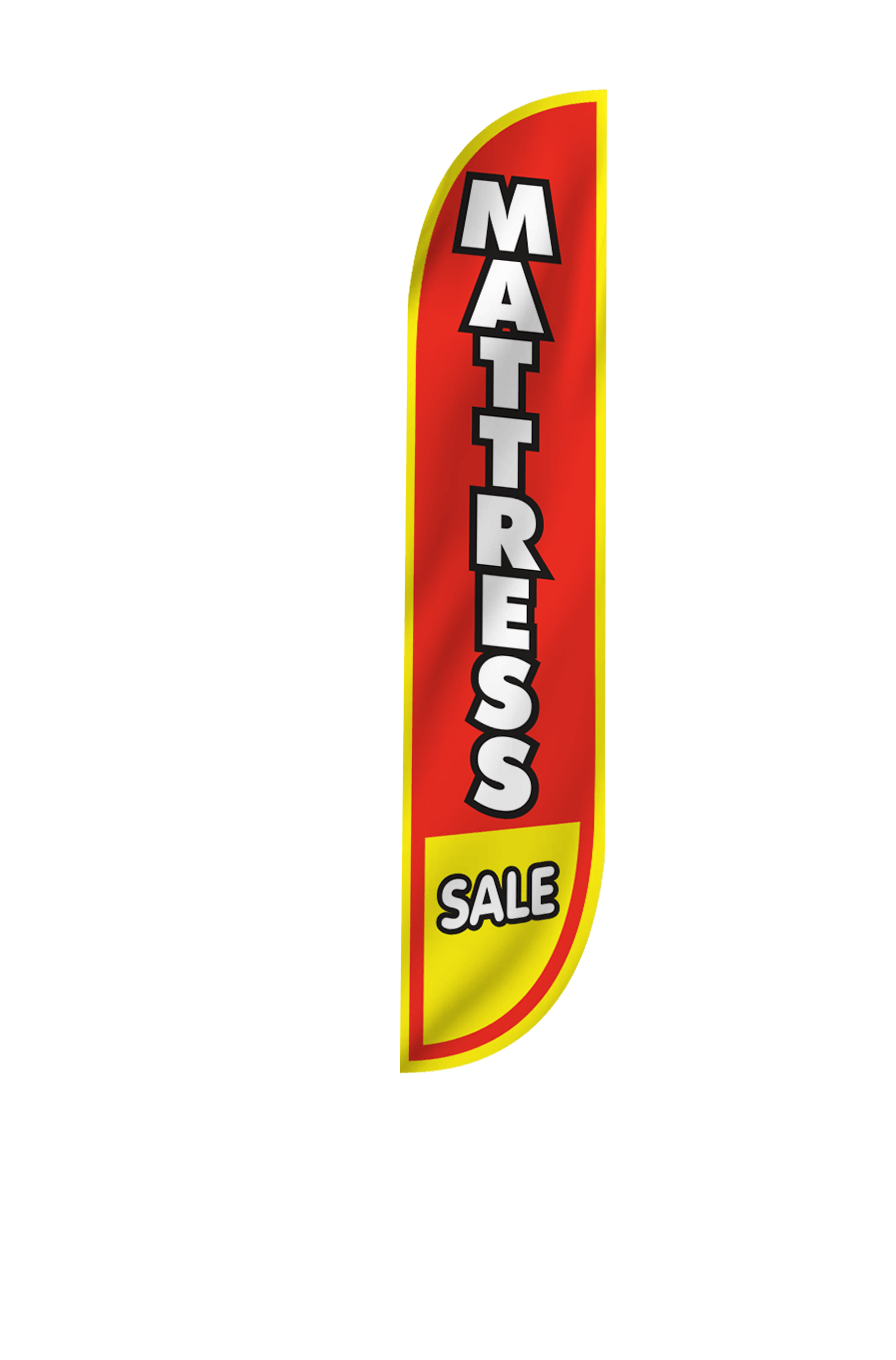 Mattress Sale Feather Flag