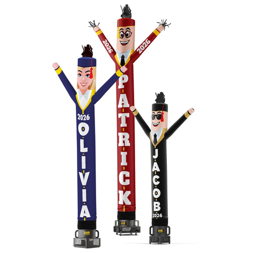 Custom Graduation Air Dancers® Inflatable Tube Man