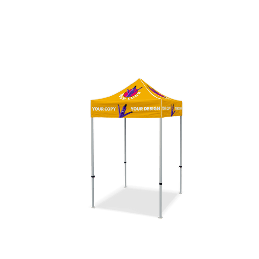 10x10 Custom Canopy Tent w/ Table Cover + Back & Side Walls