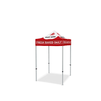 Custom Canopy Tent with Feather Flags & Table Cover