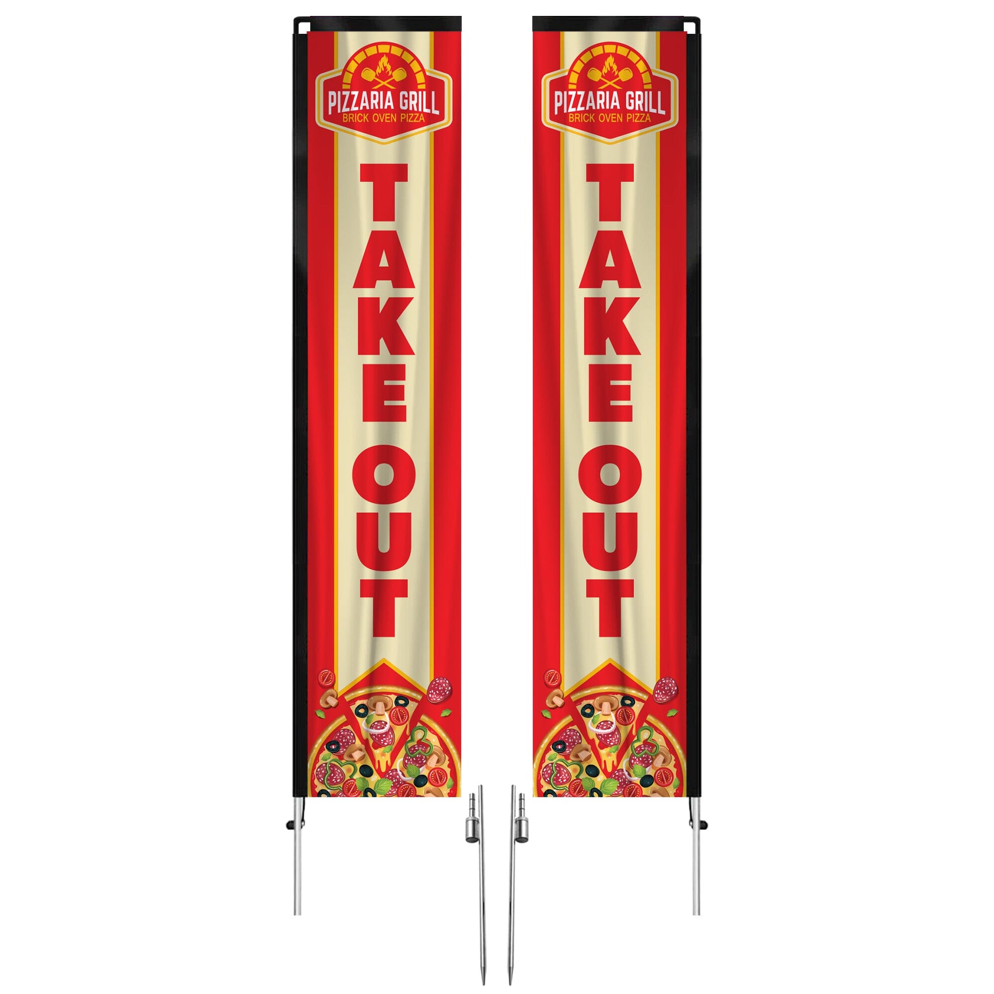 Custom Rectangle Flag Banner